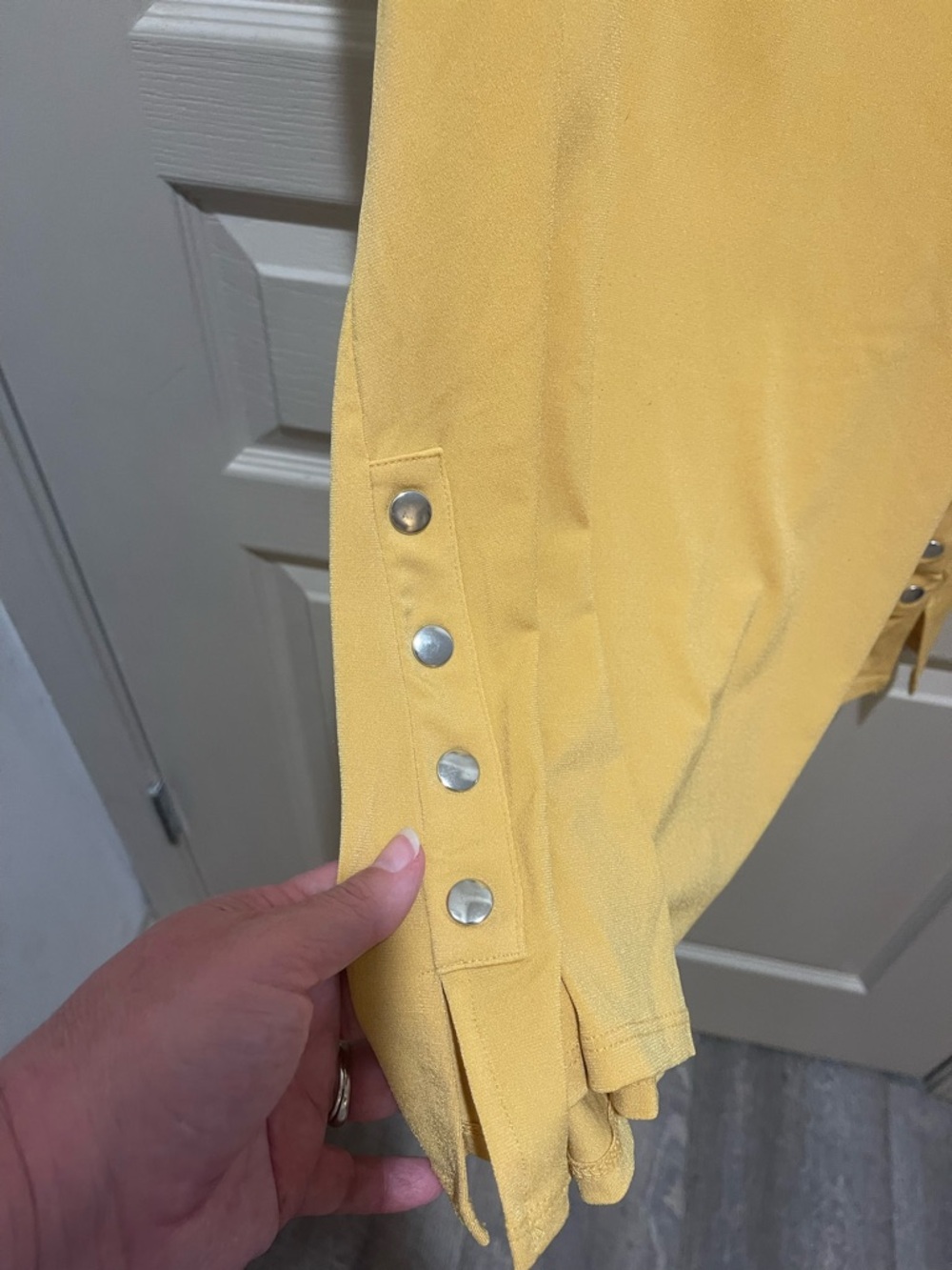 NWOT- JM Collection Mustard Gold Cold-Shoulder Tunic size 3x - Picture 3 of 4